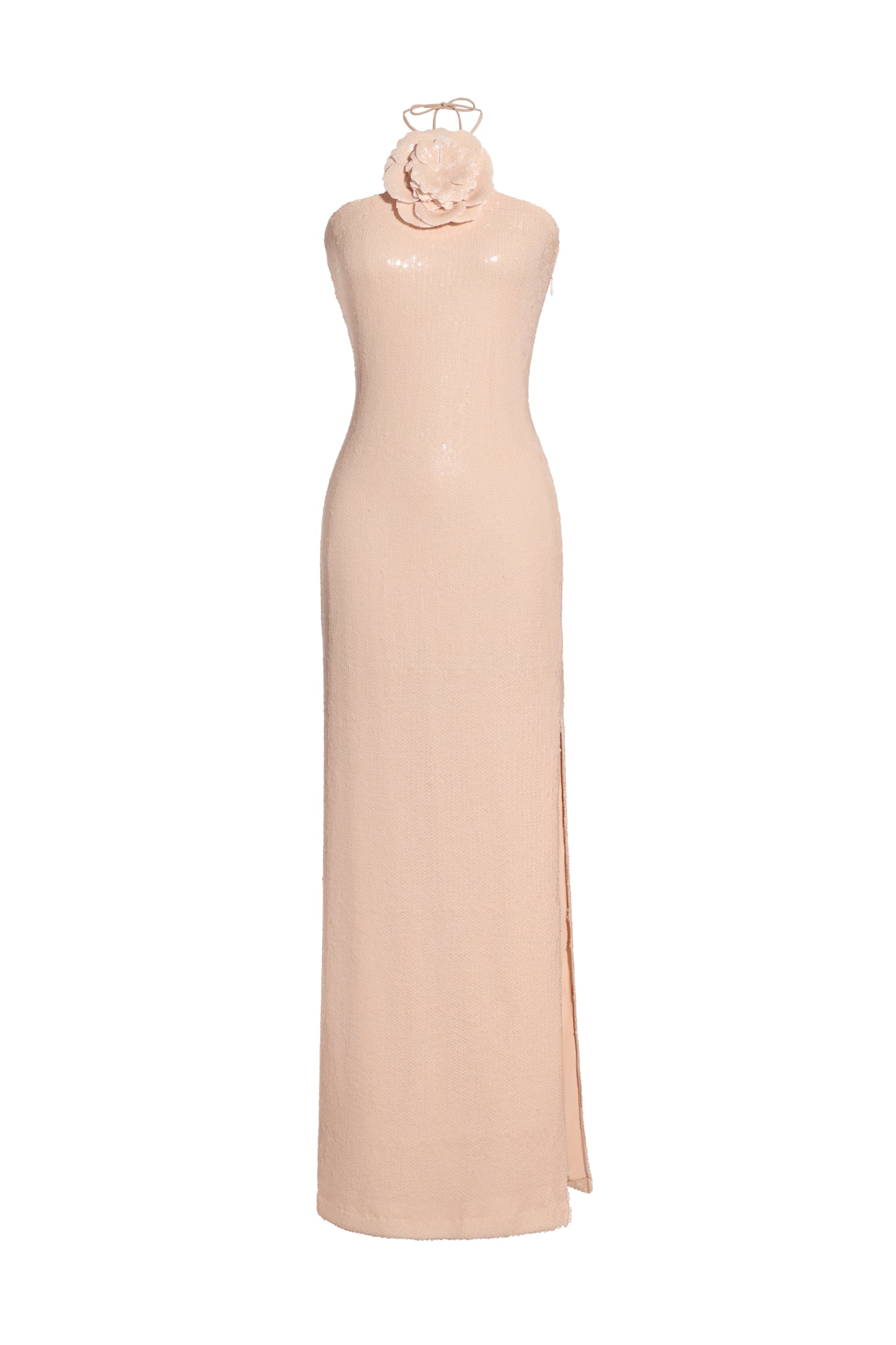 Laley Floral Halter Neck Dress