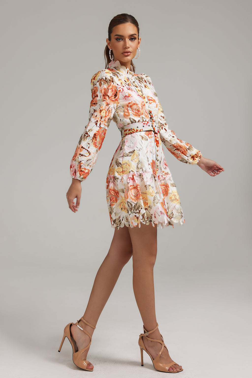 Jenny Printed Cutout Mini Dress