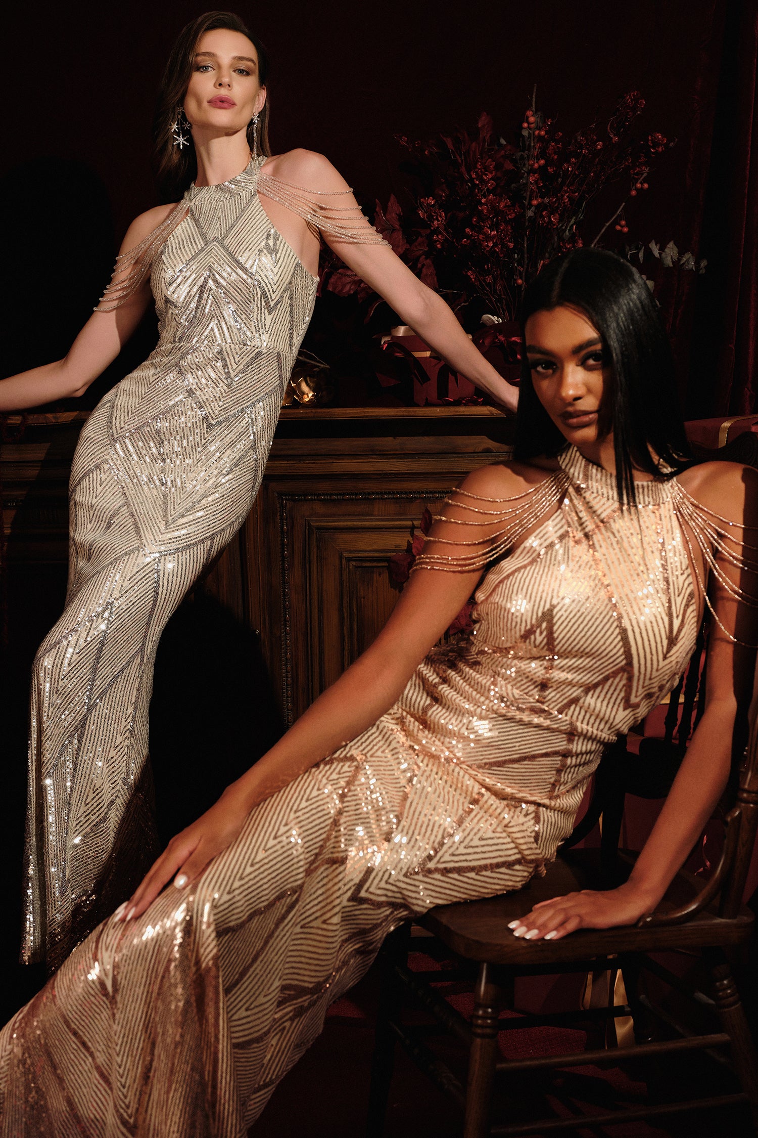 Bali Sequin Maxi Dress	