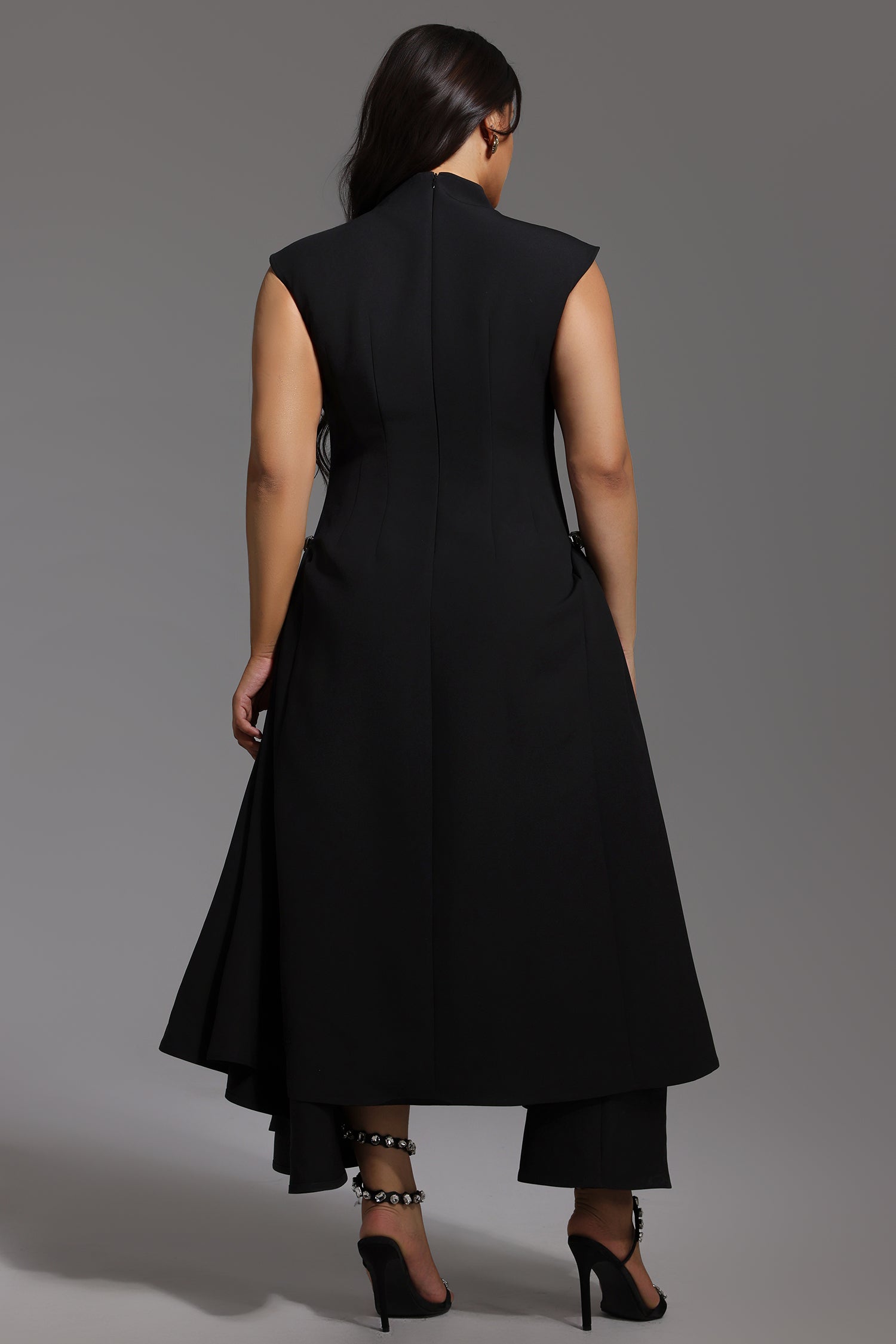 Paca Choker Sleeveless Maxi Dress	