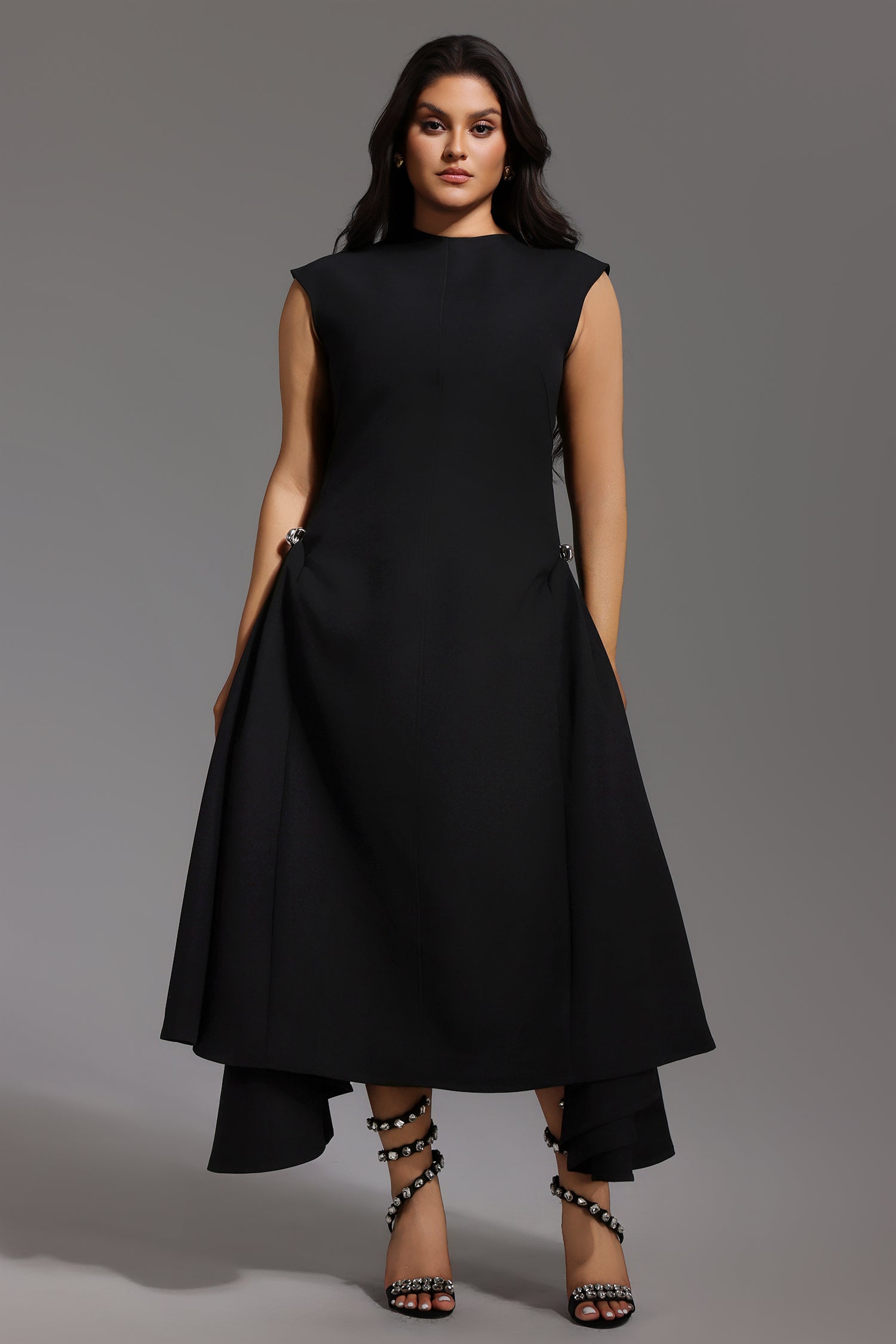 Paca Choker Sleeveless Maxi Dress	