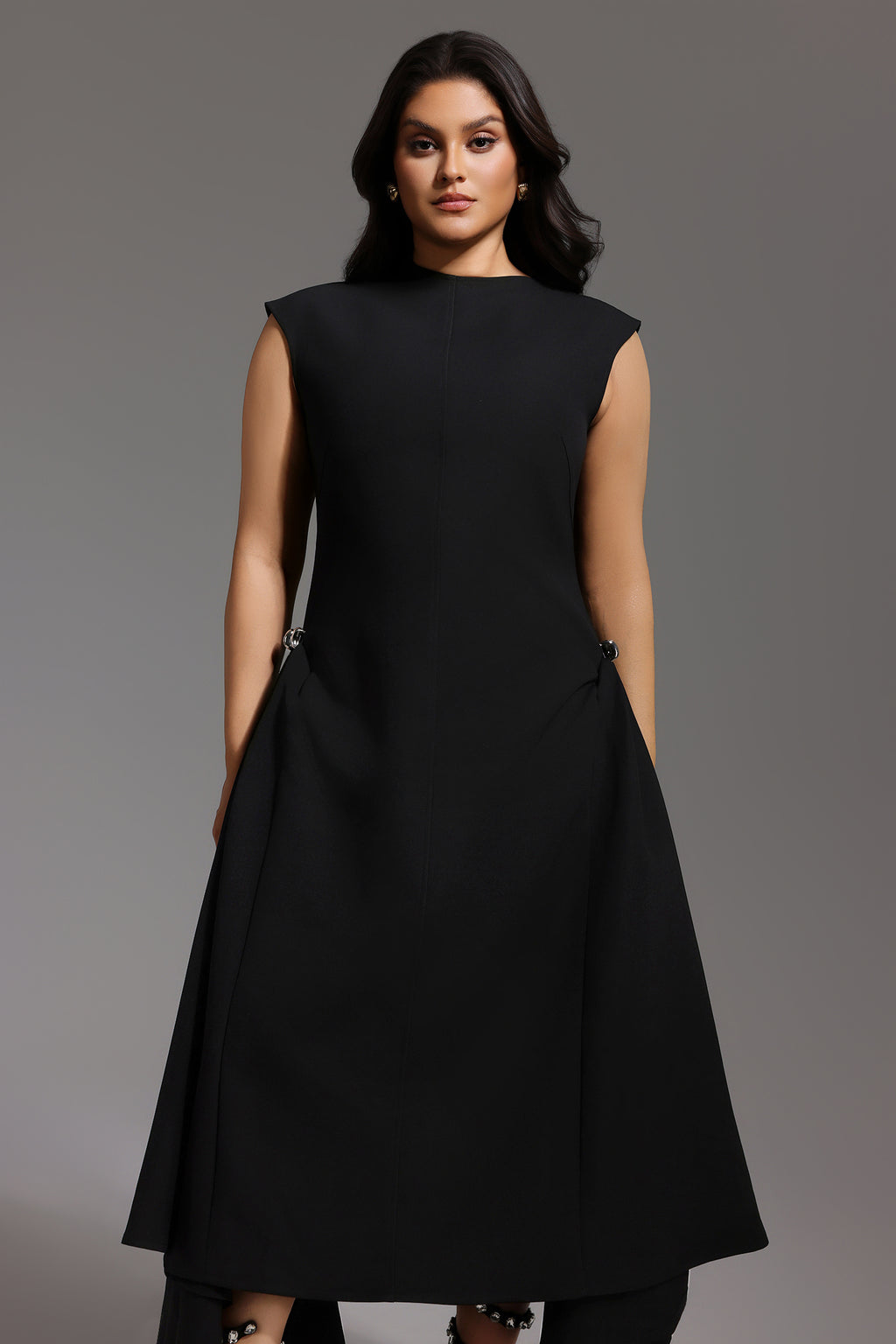 Paca Choker Sleeveless Maxi Dress	