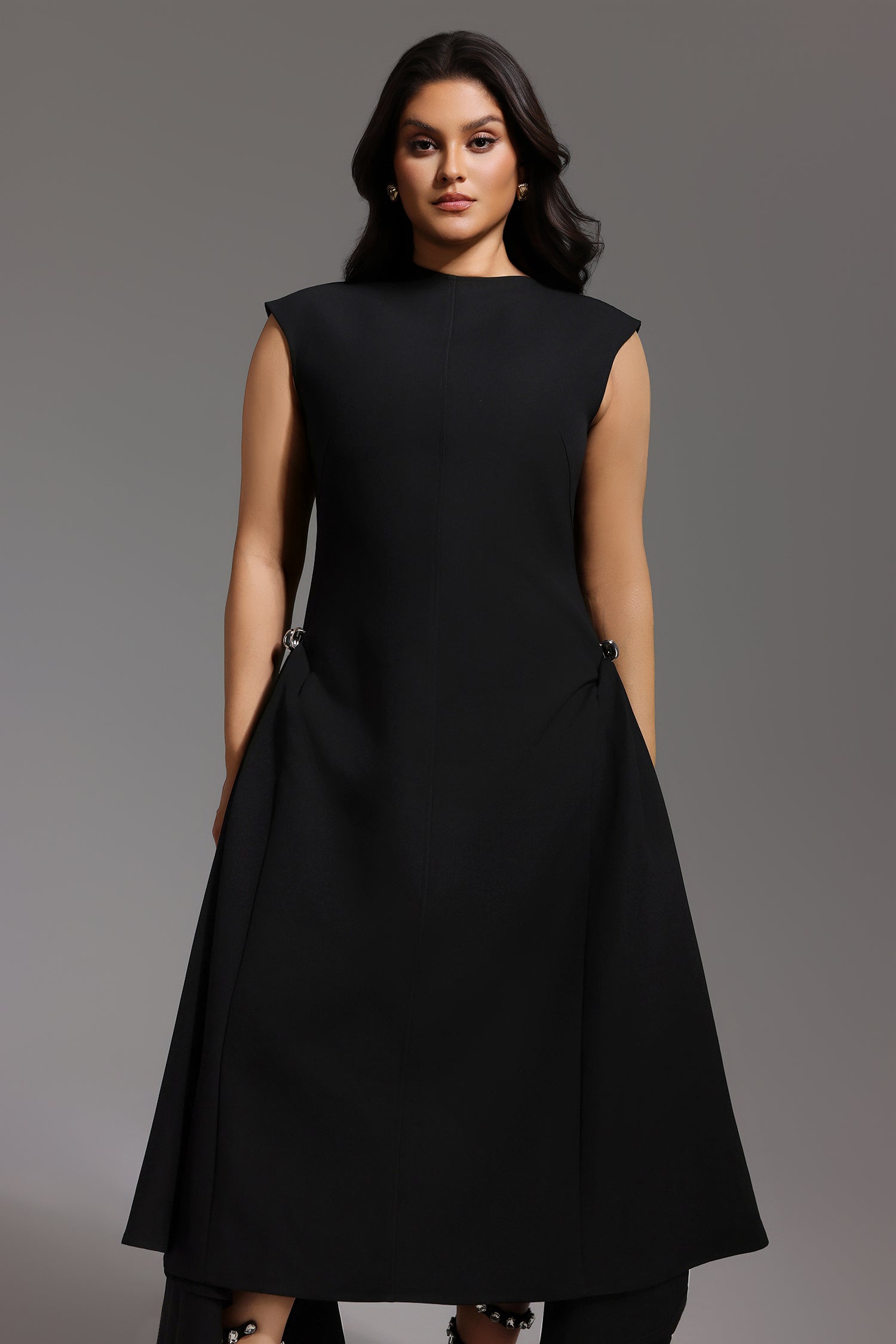 Paca Choker Sleeveless Maxi Dress	