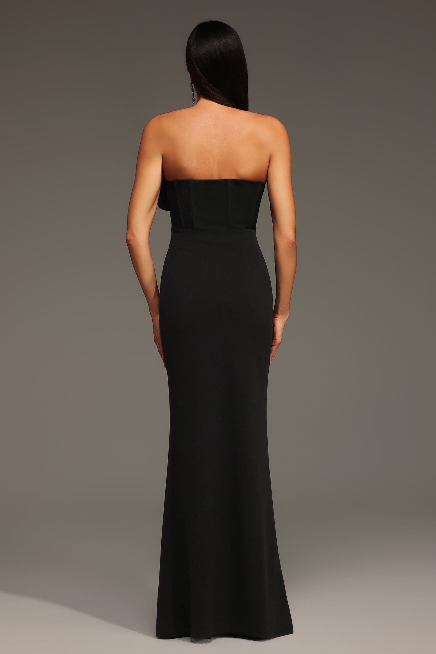 Stretchy Sleeveless Flowers Slit Bandage Maxi Dress	