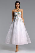 Joie Romantic Tailored Floral Embroidered Lace Maxi Dress	