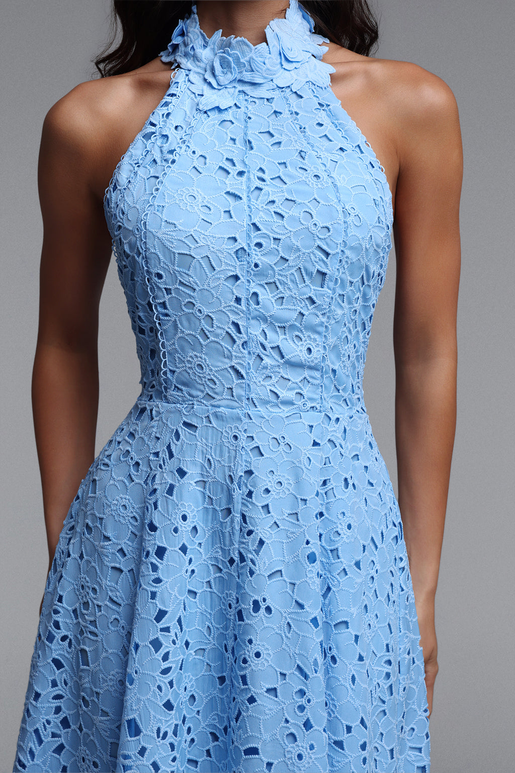 Nuvola Halter Midi Dress	