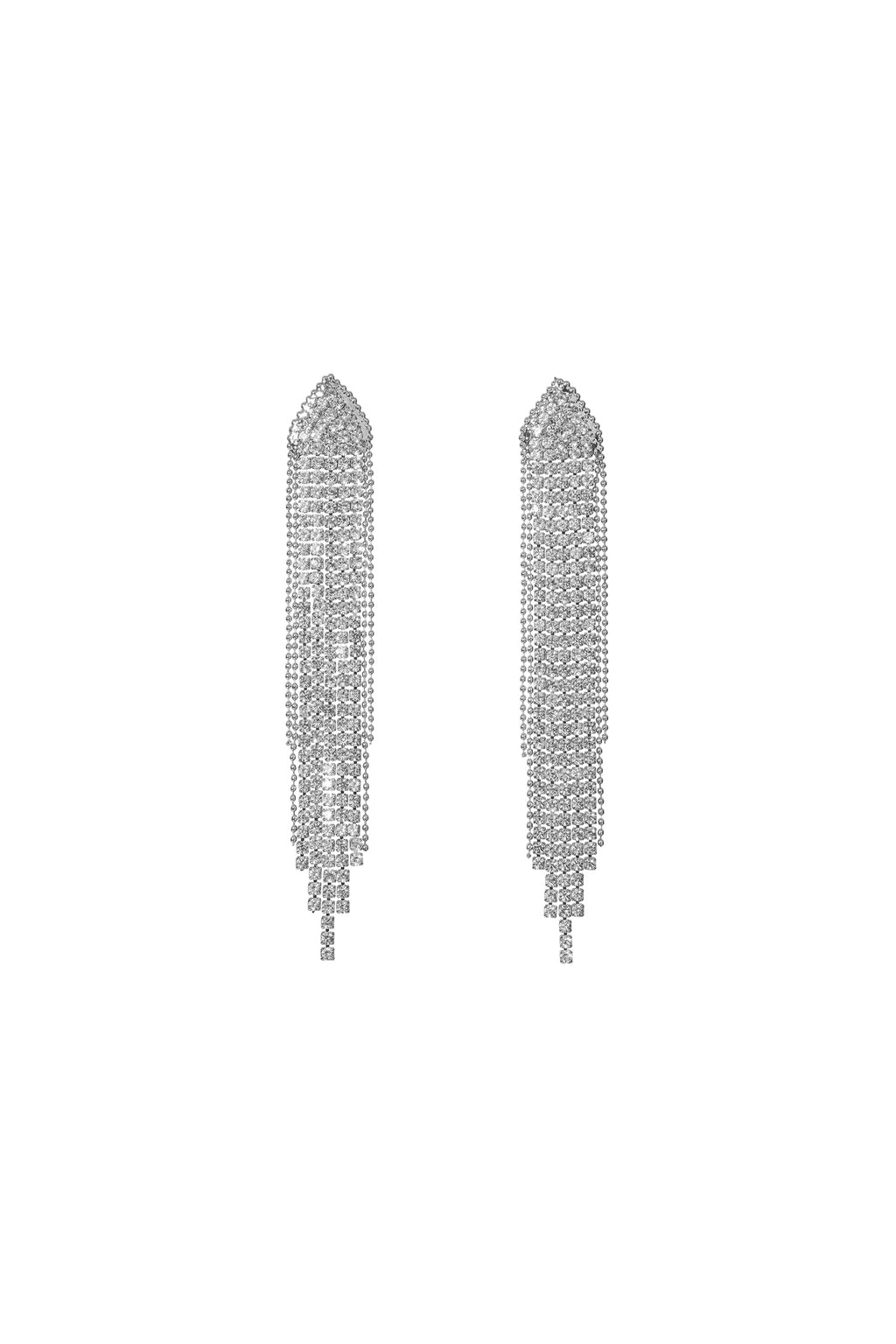 Rosie Diamond Tassel Maxi Earrings