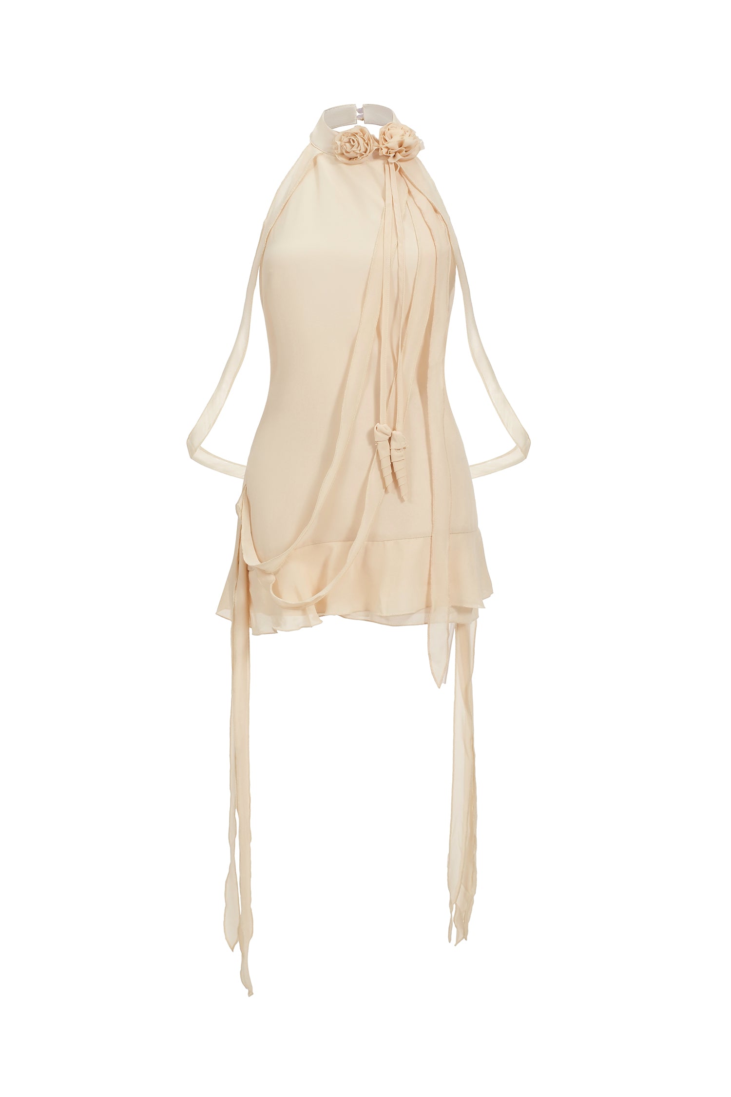 Flaly Halter Mini Dress