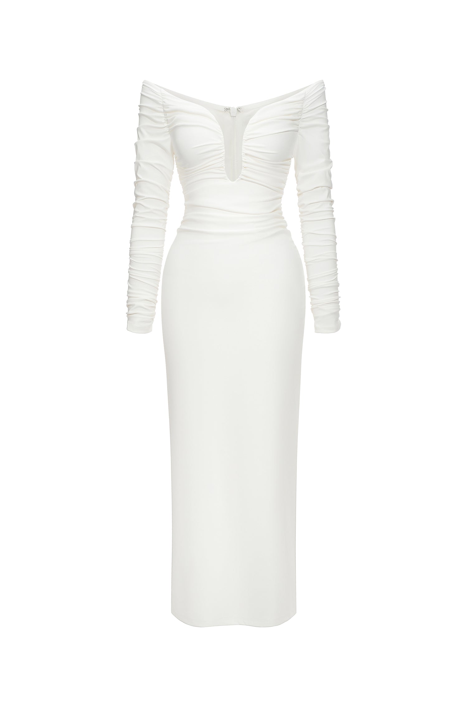 Katelyn Long Sleeves Off Shoulder Maxi Dress