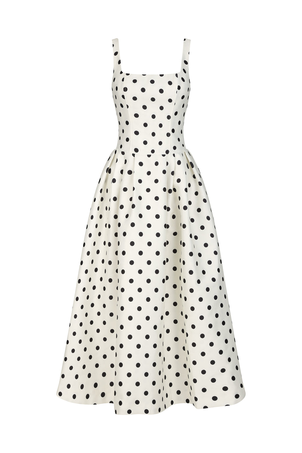 Zada Sleeveless Wave Point Maxi Dress