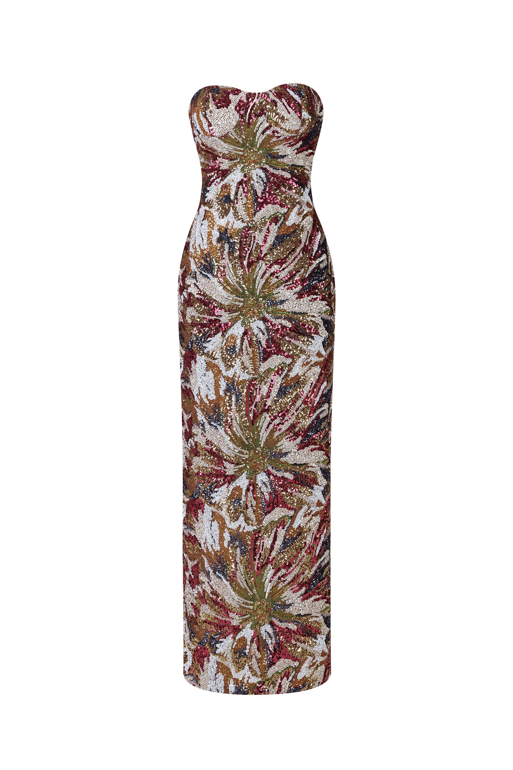 Locia Sleeveless Sequins Maxi Dress	