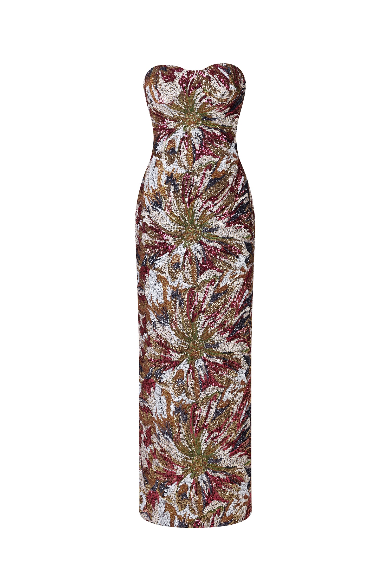 Locia Sleeveless Sequins Maxi Dress	