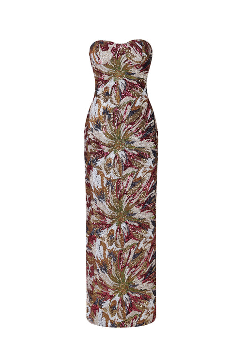 Locia Sleeveless Sequins Maxi Dress	