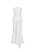 Trese Sleevess Fold Maxi Dress	