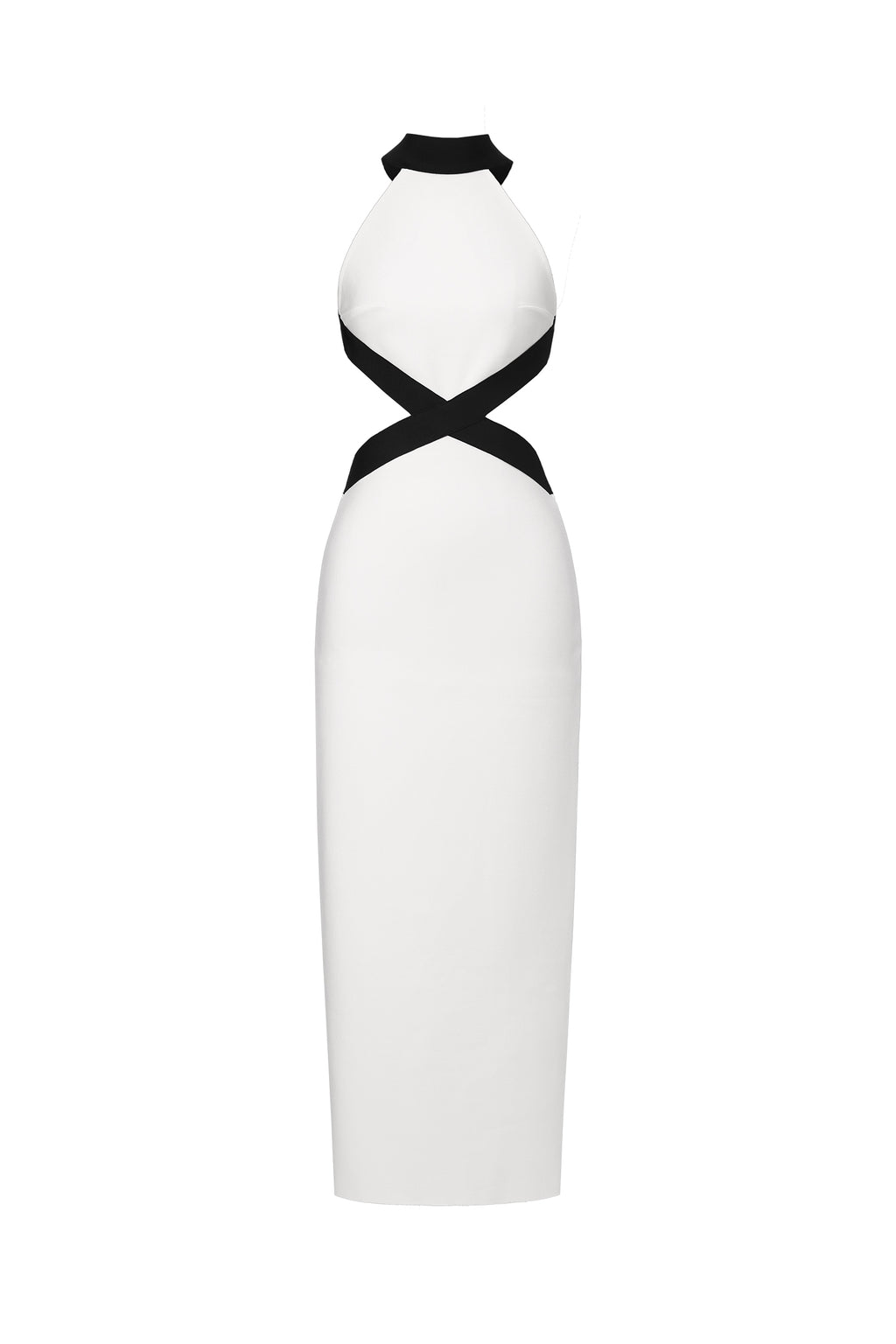 Pako Sexy Contour Sleeveless Cut Out Bandage Maxi Dress