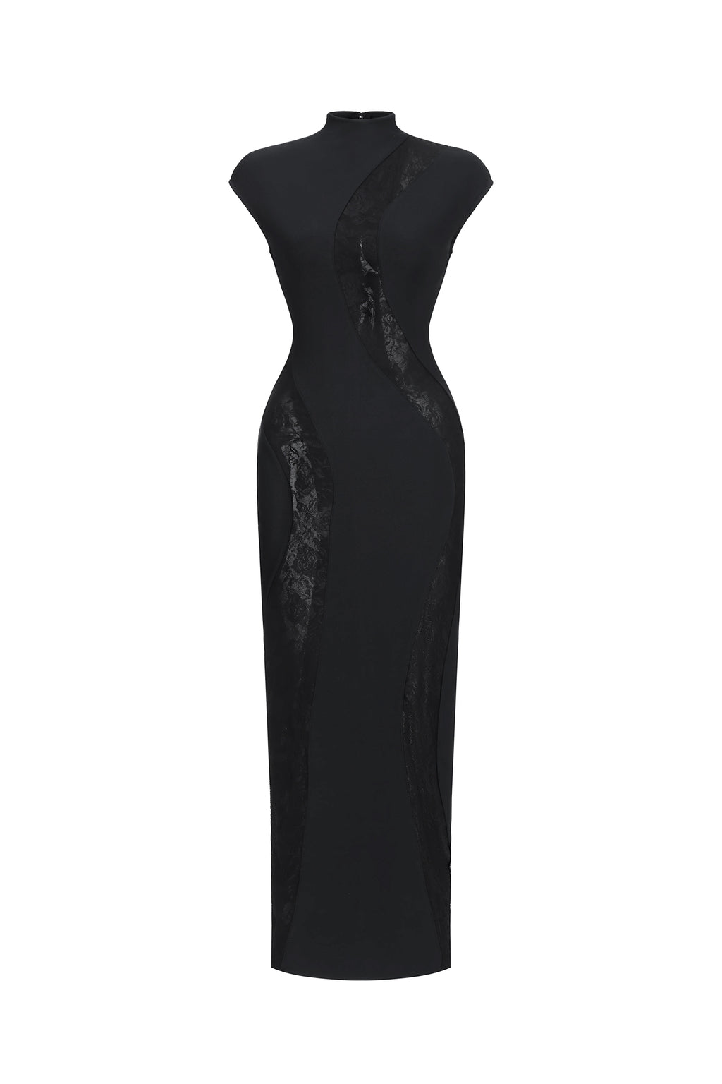 Rotte Sexy Contour Sleeveless Lace Bandage Maxi Dress	
